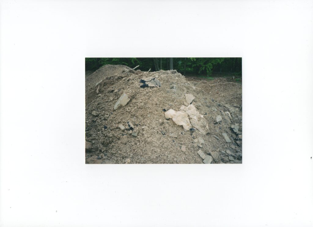 Fra byggeriets start.